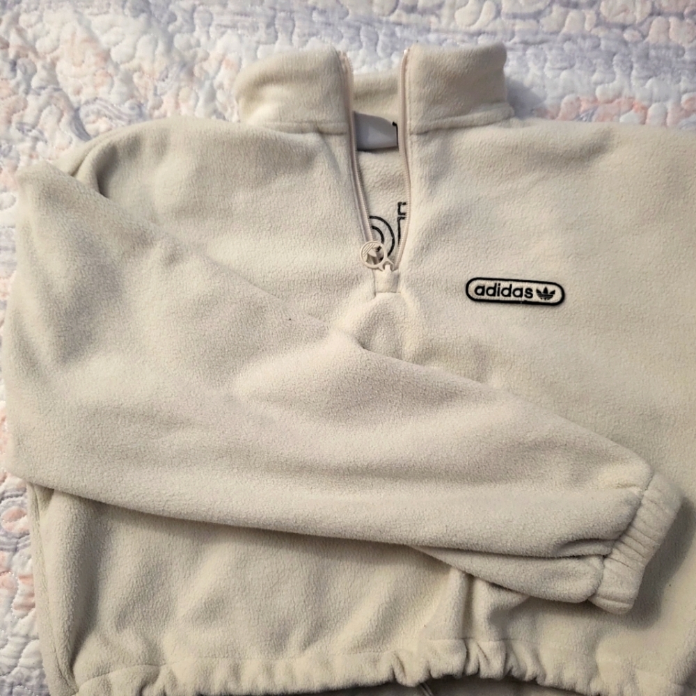 adidas crop pullover